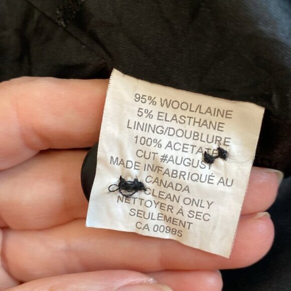 Holt Renfrew Black Wool Classic Blazer - Picture 14 of 15